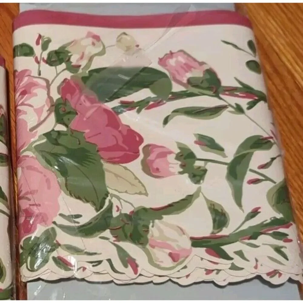 2000 VTG‎ Waverly Georgina PrePasted Wallpaper Border 2 Rolls 6 7/8